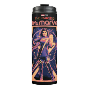 The Marvels Ms. Marvel Character Graphic Thermal Tumbler