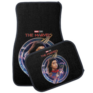 The Marvels Ms. Marvel Circle Badge Car Floor Mat