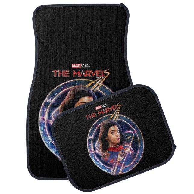 The Marvels Ms. Marvel Circle Badge Car Floor Mat (Set)
