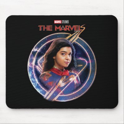 The Marvels Ms. Marvel Circle Badge Mouse Pad