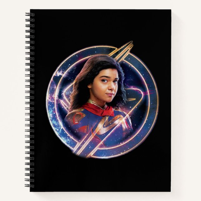 The Marvels Ms. Marvel Circle Badge Notebook (Front)