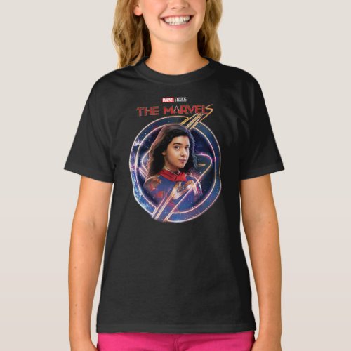 The Marvels Ms Marvel Circle Badge T_Shirt