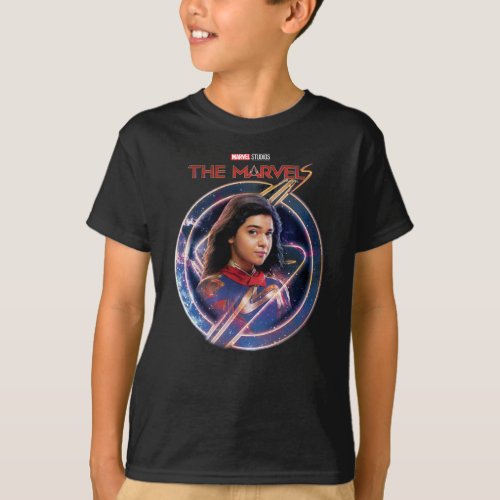The Marvels Ms Marvel Circle Badge T_Shirt