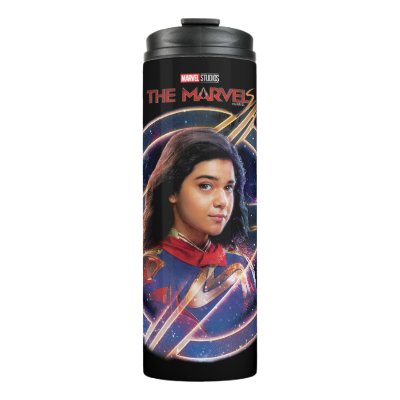 The Marvels Ms. Marvel Circle Badge Thermal Tumbler