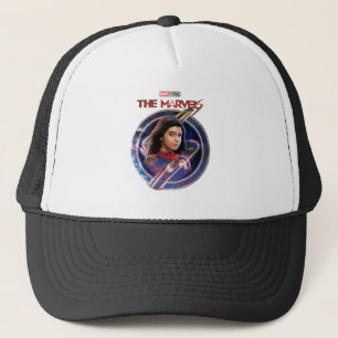 The Marvels Ms. Marvel Circle Badge Trucker Hat