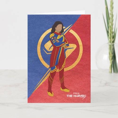 The Marvels Ms Marvel Cutout Graphic Card