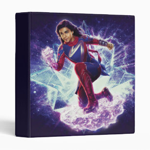 The Marvels Ms. Marvel Star Graphic 3 Ring Binder