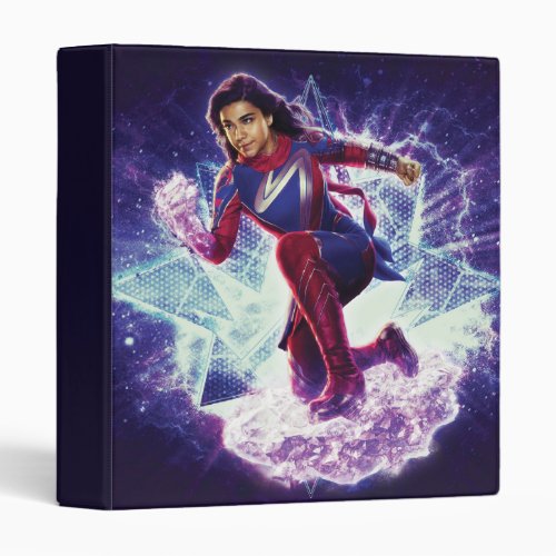 The Marvels Ms Marvel Star Graphic 3 Ring Binder