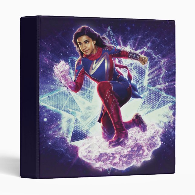 The Marvels Ms. Marvel Star Graphic 3 Ring Binder (Front/Spine)
