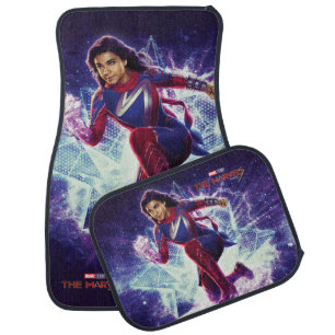 The Marvels Ms. Marvel Star Graphic Car Floor Mat