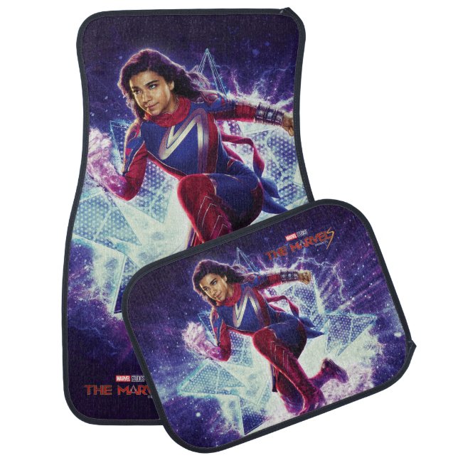 The Marvels Ms. Marvel Star Graphic Car Floor Mat (Set)