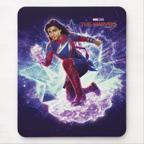 The Marvels Ms Marvel Star Graphic Mouse Pad