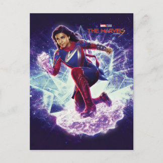 The Marvels Ms. Marvel Star Graphic Postcard