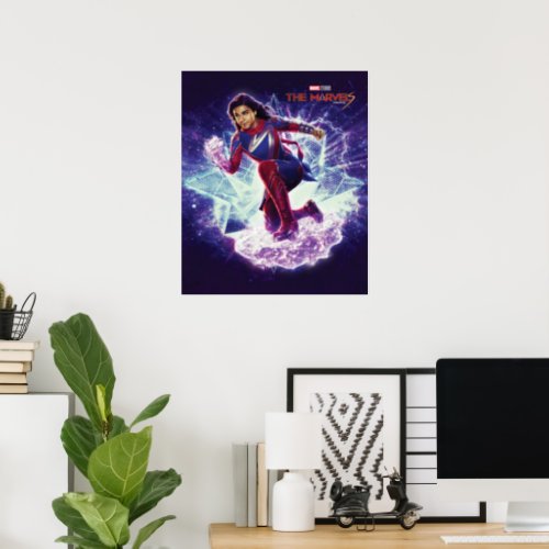 The Marvels Ms Marvel Star Graphic Poster