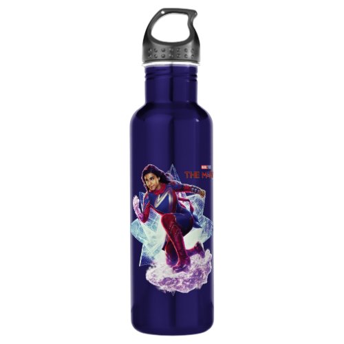 The Marvels Ms Marvel Star Graphic Stainless Steel Water Bottle