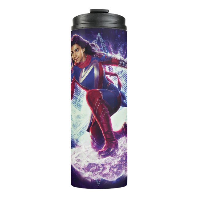 The Marvels Ms. Marvel Star Graphic Thermal Tumbler (Front)