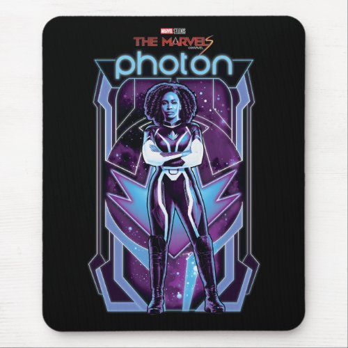 The Marvels Photon Character Badge Mouse Pad