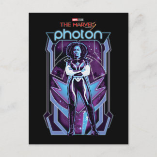 The Marvels Photon Character Badge Postcard