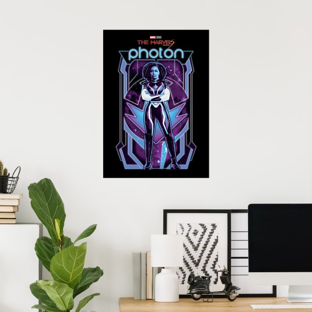 The Marvels Photon Character Badge Poster (Home Office)