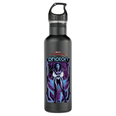 The Marvels Photon Character Badge Stainless Steel Water Bottle