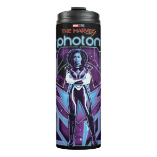 The Marvels Photon Character Badge Thermal Tumbler