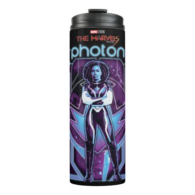The Marvels Photon Character Badge Thermal Tumbler