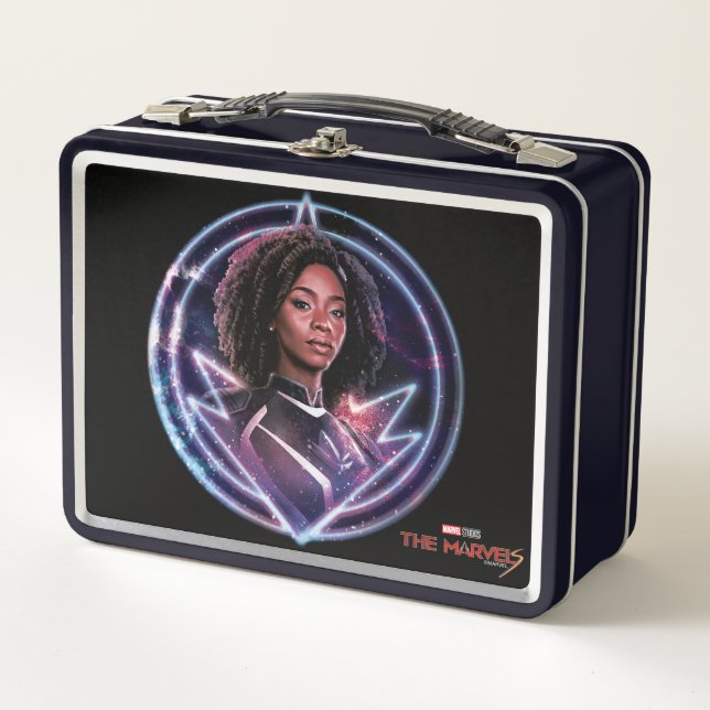 The Marvels Photon Circle Badge Metal Lunch Box (Front)