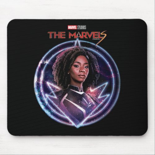The Marvels Photon Circle Badge Mouse Pad
