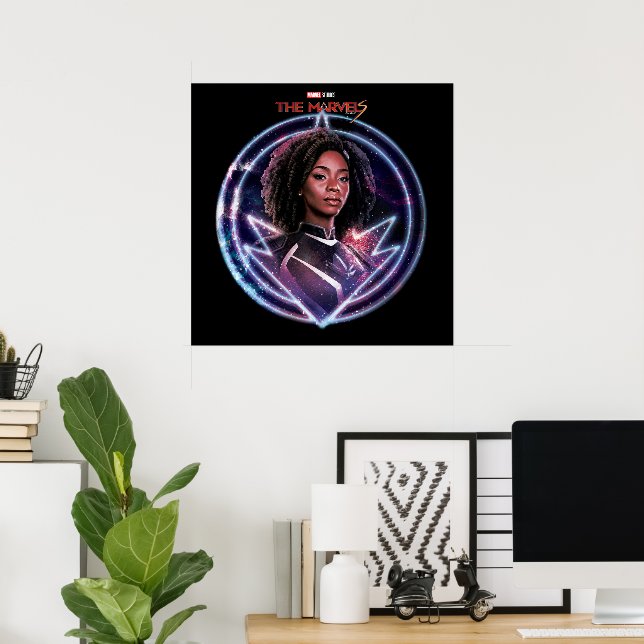 The Marvels Photon Circle Badge Poster (Home Office)