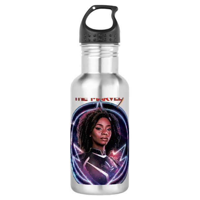 The Marvels Photon Circle Badge Stainless Steel Water Bottle (Front)