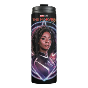 The Marvels Photon Circle Badge Thermal Tumbler