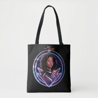 The Marvels Photon Circle Badge Tote Bag