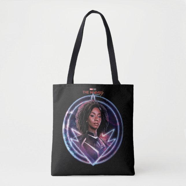 The Marvels Photon Circle Badge Tote Bag (Front)