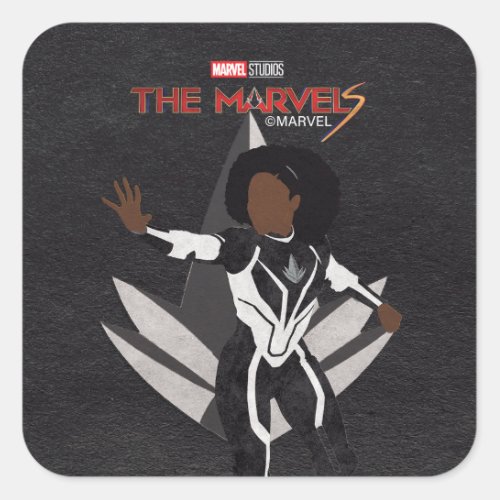 The Marvels Photon Cutout Graphic Square Sticker