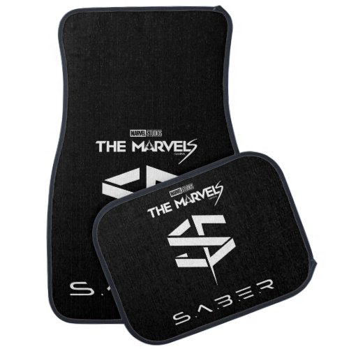 The Marvels SABER Logo Car Floor Mat