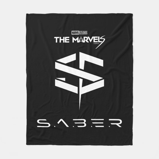 The Marvels S.A.B.E.R. Logo Fleece Blanket (Front)