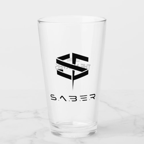 The Marvels SABER Logo Glass