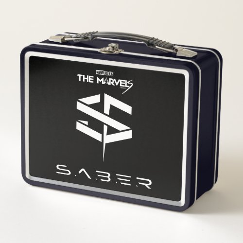 The Marvels SABER Logo Metal Lunch Box