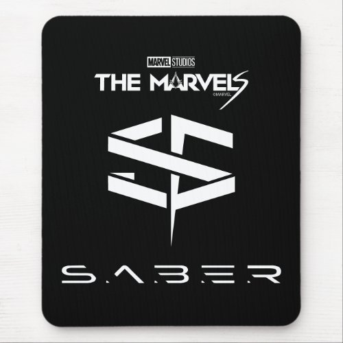 The Marvels SABER Logo Mouse Pad