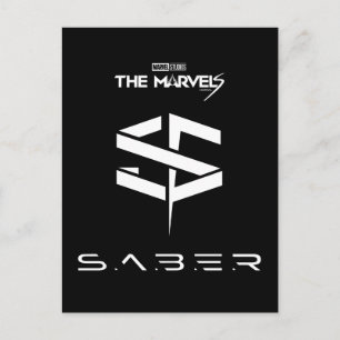 The Marvels S.A.B.E.R. Logo Postcard