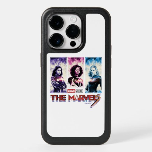 The Marvels Tri_Color Panel Logo Badge OtterBox iPhone 14 Pro Case