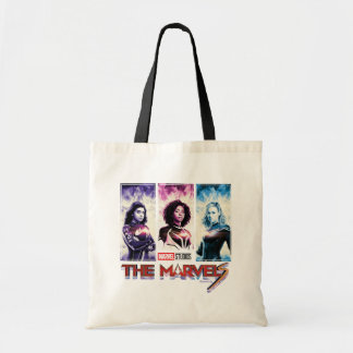 The Marvels Tri-Color Panel Logo Badge Tote Bag