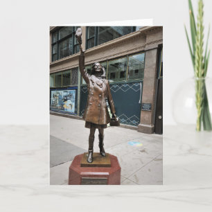 “The Mary Tyler Moore Statue” Congratulatory Card