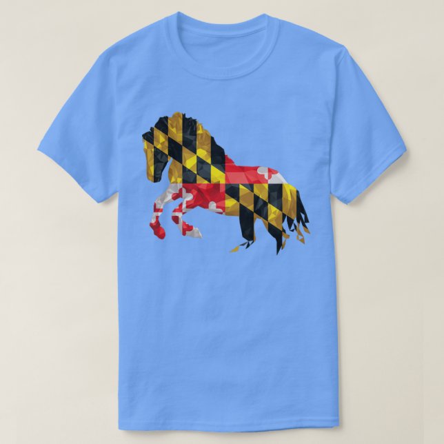The Maryland Horse  T-Shirt (Design Front)