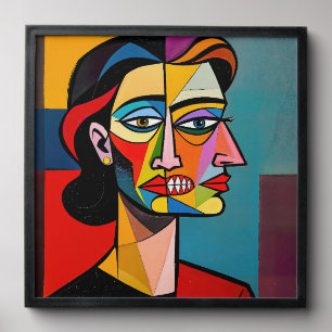 The Mask and the Monster - Portrait of a Deceiver Peel And Stick Photo Tile