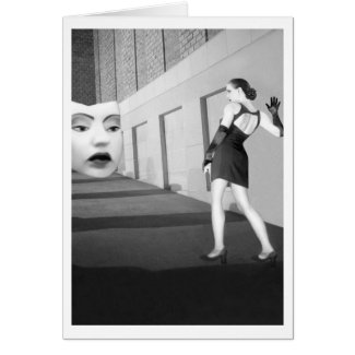 The Mask Greeting Card card