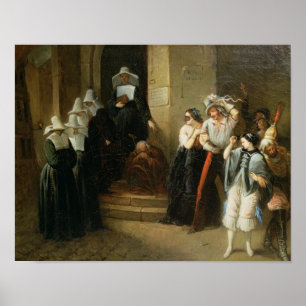 The Masked Ball, c.1870 Poster