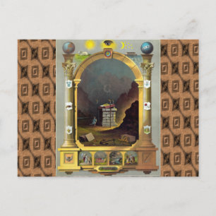 The Masonic Chart Postcard
