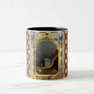 The Masonic Chart Two-Tone Coffee Mug