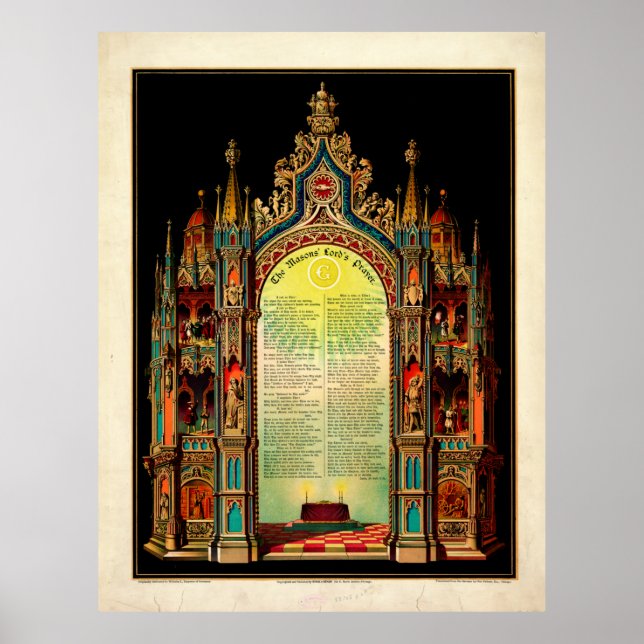 The Masons' Lord's Prayer (1892) Poster (Front)